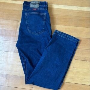 Wrangler Men's Dark Blue Relaxed Jeans